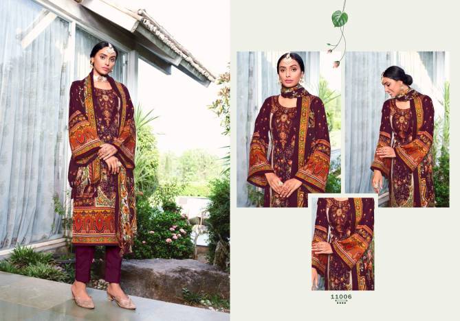 Radhe Kashmir Ki Kali Vol 11 Printed Pashmina Dress Material